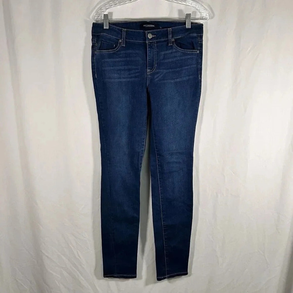 Liverpool Jeans Women's 30 Dark Blue Denim Mide Rise Inseam 30.5" Inseam - Picture 1 of 8
